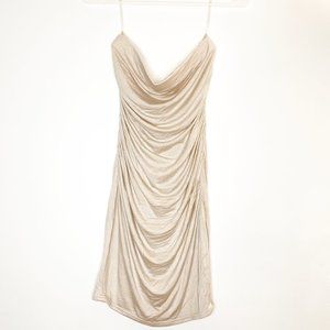 Strapless Rouched Bodycon Dress
